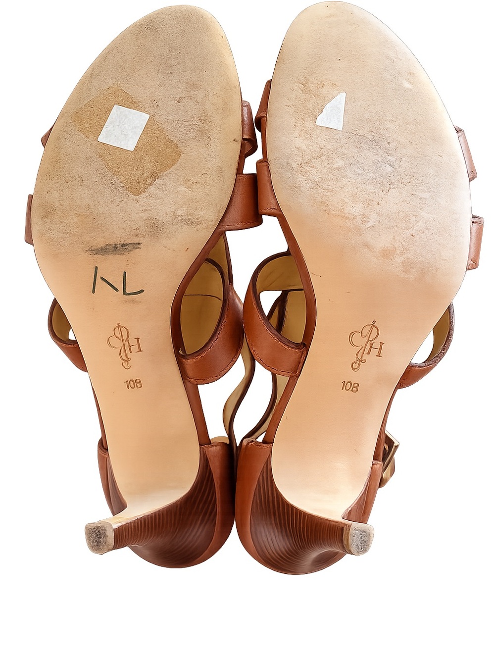 Cole Haan Leather Strappy Heels – Women’s Size 10B – Cognac Brown - Picture 6 of 6